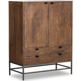 Trey Bar Cabinet, Auburn Poplar-Furniture - Storage-High Fashion Home