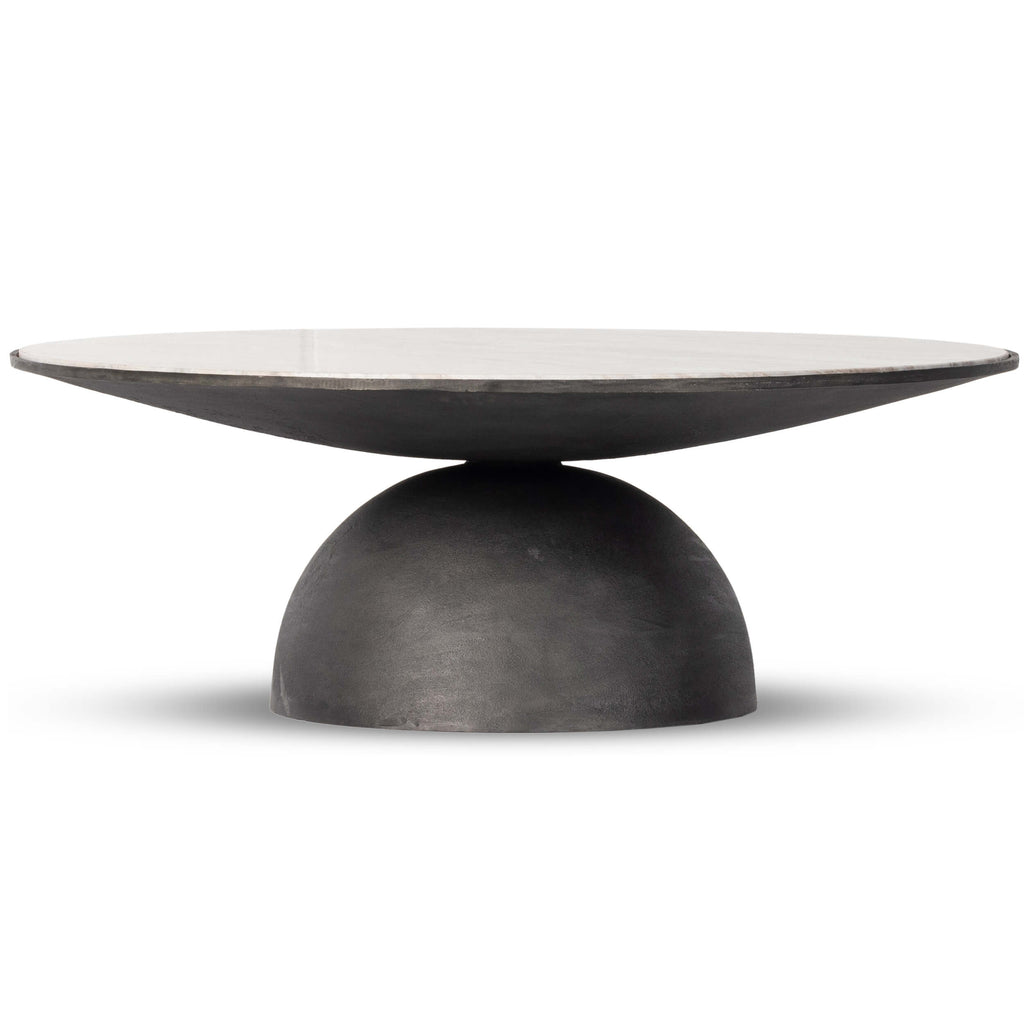 Corbett Large Coffee Table, Cream Taupe High Fashion Home