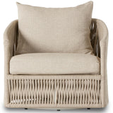 Porto Outdoor Swivel Chair, Faye Sand-Furniture - Outdoor-High Fashion Home