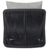 Porto Outdoor Swivel Chair, Alessi Slate/Dark Grey Rope by Four Hands-Furniture - Outdoor-High Fashion Home