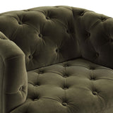Paul Swivel Chair, Surrey Olive by Four Hands