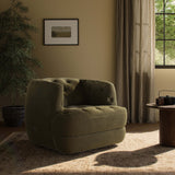 Paul Swivel Chair, Surrey Olive by Four Hands
