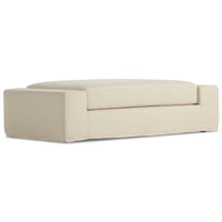 Wide Arm Slipcover Bench, Brussels Natural-Furniture - Benches-High Fashion Home