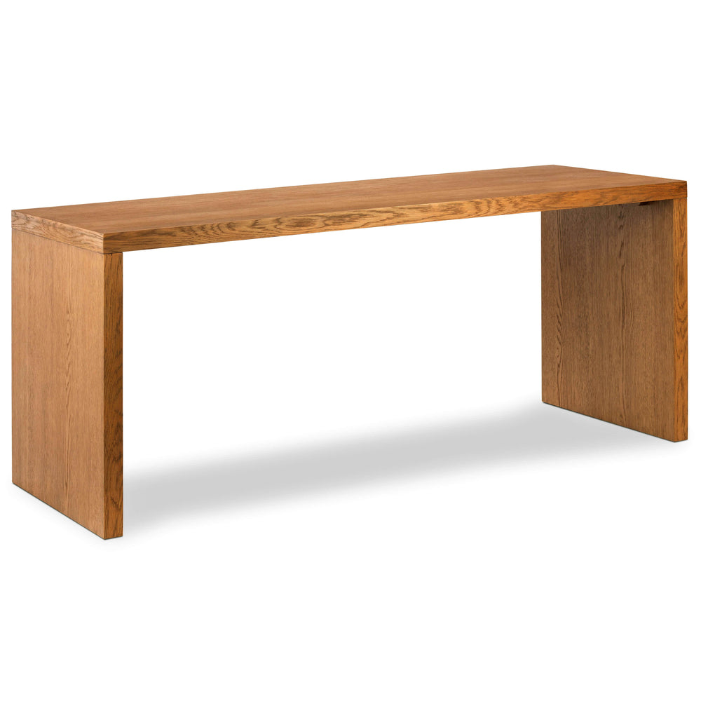 Posada Desk, Amber Oak-Furniture - Office-High Fashion Home