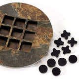Stone Tic Tac Toe, Carbonized Black-Accessories-High Fashion Home