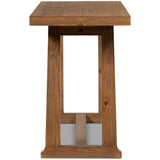 Otto Console Table, Waxed Pine-Furniture - Accent Tables-High Fashion Home