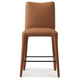 Monza Leather Counter Stool, Heritage Camel-Furniture - Dining-High Fashion Home
