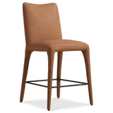 Monza Leather Counter Stool, Heritage Camel-Furniture - Dining-High Fashion Home
