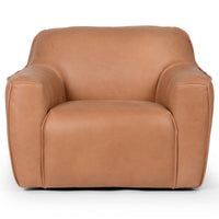 Ericksen Leather Swivel Chair, Palermo Cognac