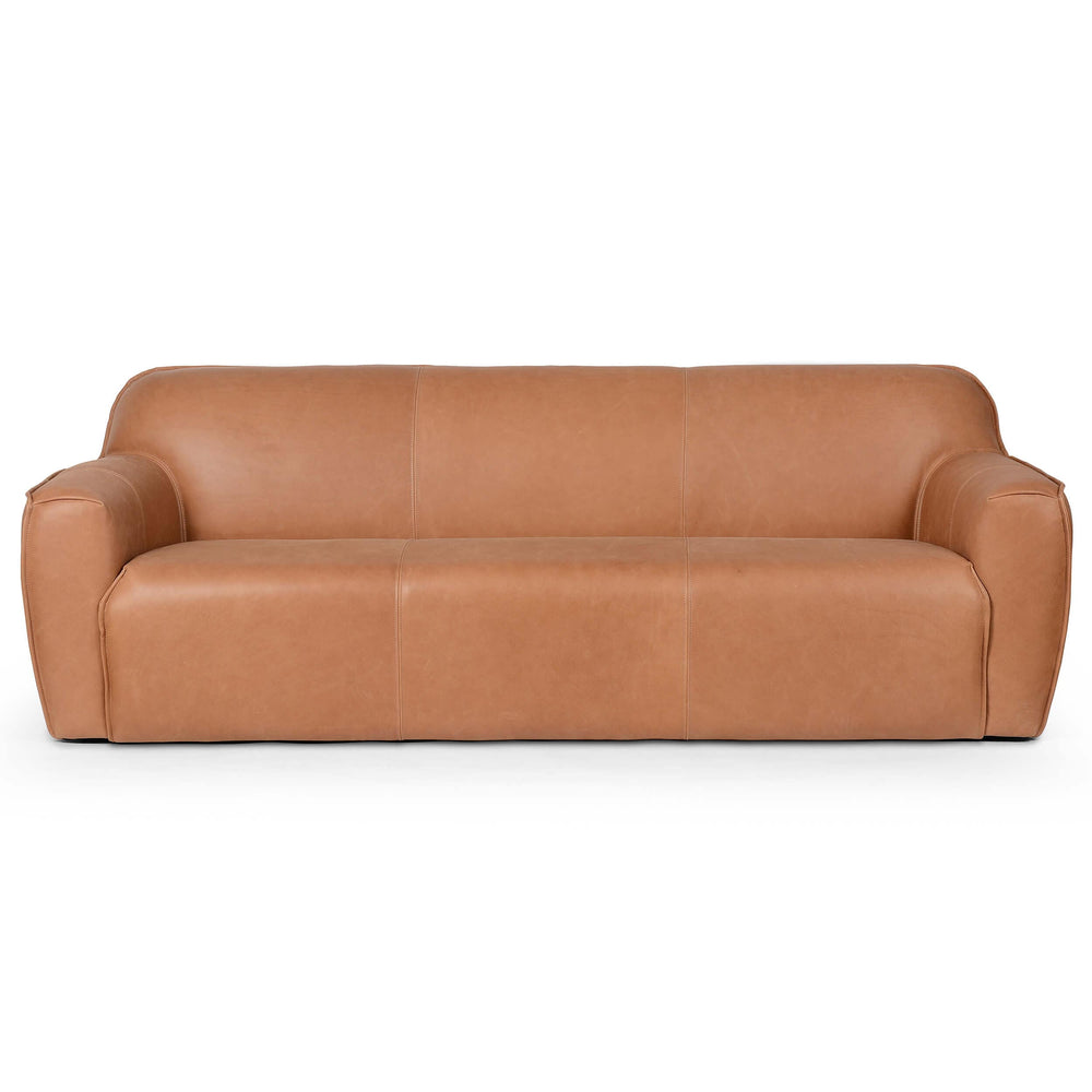 Ericksen Leather Sofa, Palermo Cognac
