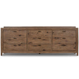 Glenview 9 Drawer Dresser, Weathered Oak-Furniture - Storage-High Fashion Home