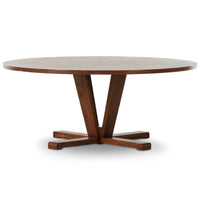 Cobain 72" Round Dining Table, Reclaimed Mango-Furniture - Dining-High Fashion Home