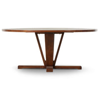 Cobain 72" Round Dining Table, Reclaimed Mango-Furniture - Dining-High Fashion Home