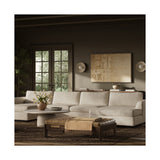 Colt 3-Piece U Sectional, Crypton Nomad Snow by Four Hands — ESS_1