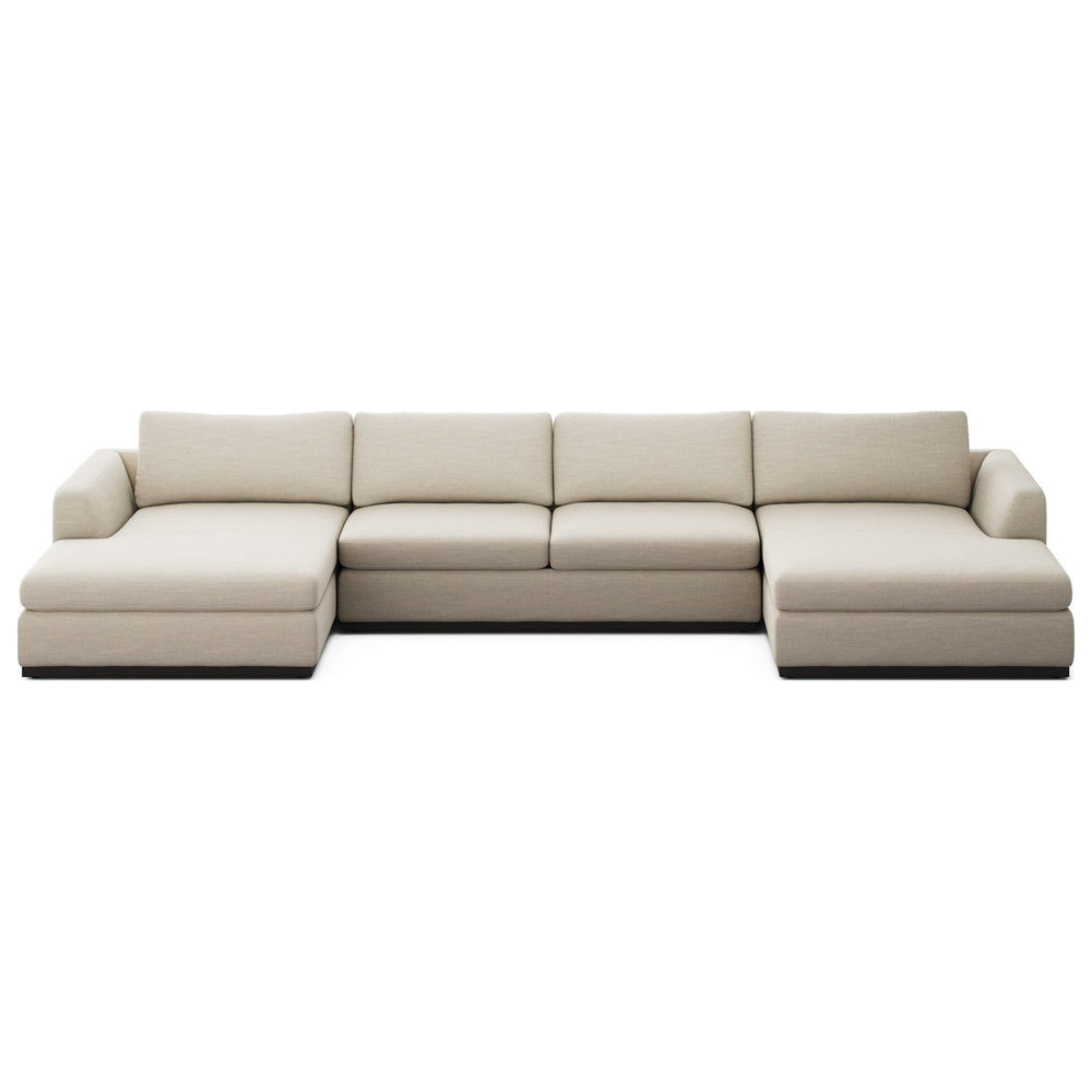 Colt 3-Piece U Sectional, Savoy Parchment by Four Hands — FRT_1