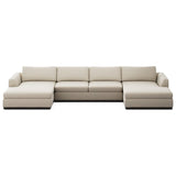 Colt 3-Piece U Sectional, Savoy Parchment by Four Hands — FRT_1