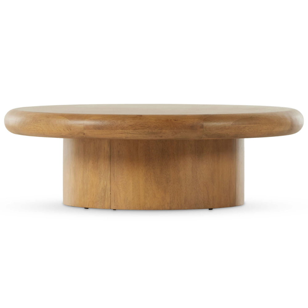 Zach Large Coffee Table, Natural-Furniture - Accent Tables-High Fashion Home