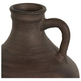 Kamari Vessel, Aged Black Terracotta by Four Hands — DET_1