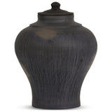 Clea Vessel, Aged Black Terracotta by Four Hands — PRM_1