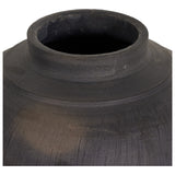 Clea Vessel, Aged Black Terracotta by Four Hands — DET_1