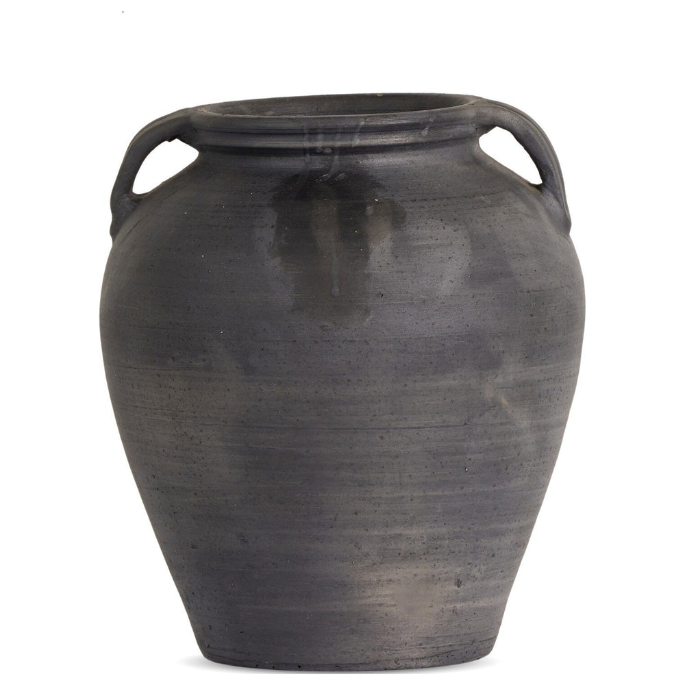 Laith Vessel, Aged Black Terracotta by Four Hands — PRM_1