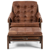 Halston Chair with Ottoman, Heirloom Sienna by Four Hands — FRT_1