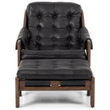 Halston Chair with Ottoman, Heirloom Black by Four Hands — FRT_1