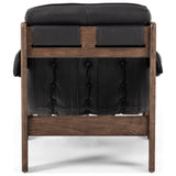 Halston Chair with Ottoman, Heirloom Black by Four Hands — BCK_1