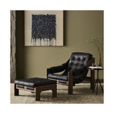 Halston Chair with Ottoman, Heirloom Black by Four Hands — ESS_1