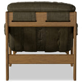 Halston Chair with Ottoman, Dulane Moss by Four Hands — BCK_1