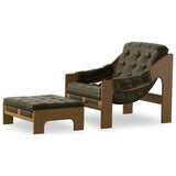 Halston Chair with Ottoman, Dulane Moss by Four Hands — DET_1