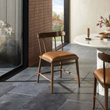 Colter Leather Dining Chair, Chaps Saddle, Set of 2 by Four Hands-Furniture - Dining-High Fashion Home