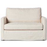 Maddox Slipcover Chair and a Half, Evere Oatmeal-Furniture - Chairs-High Fashion Home