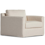 Hampton Slipcover Chair and a Half, Evere Oatmeal-Furniture - Chairs-High Fashion Home