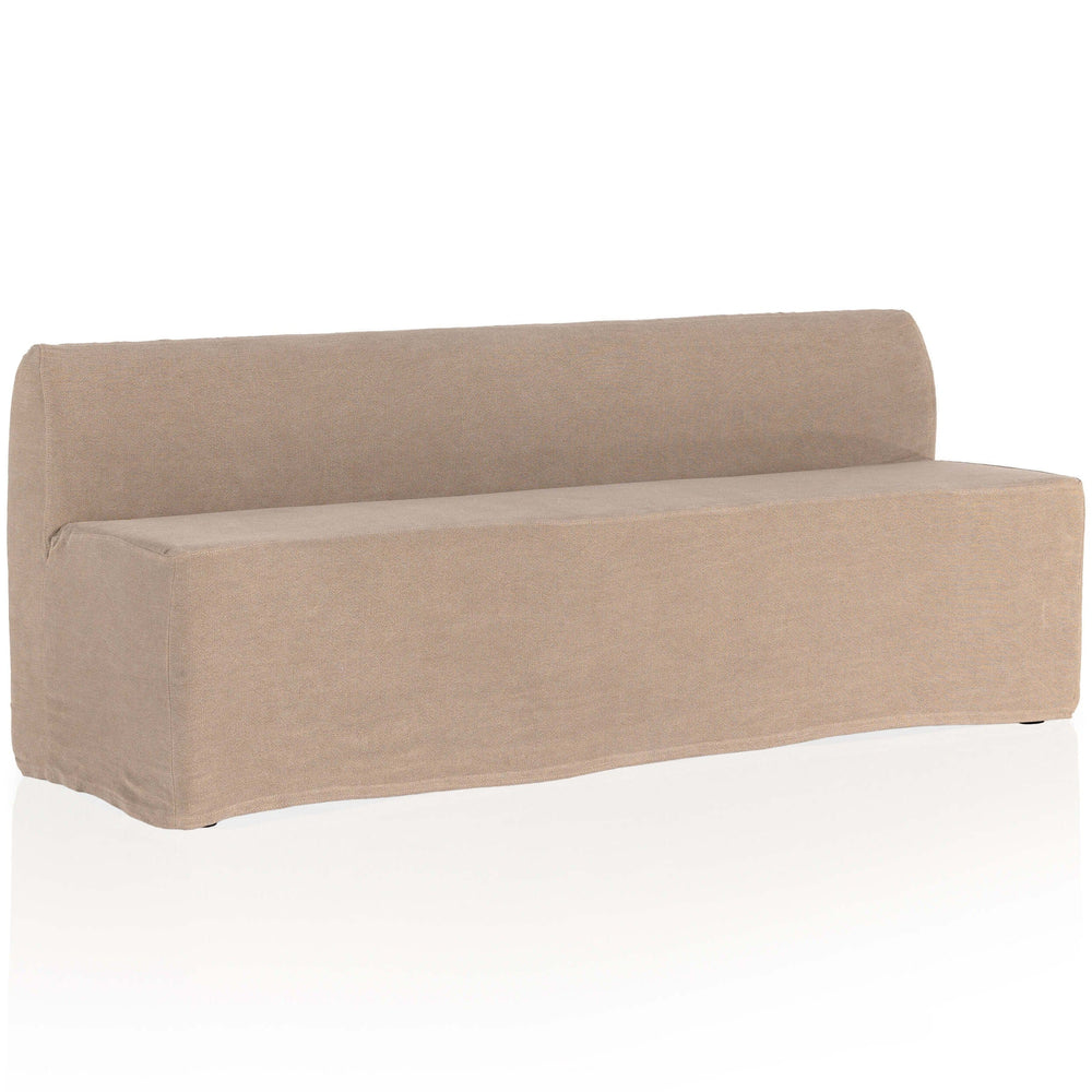 Ainsworth 82" Slipcover Dining Bench, Broadway Canvas-Furniture - Dining-High Fashion Home