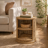 Drake Accent Table, Tan