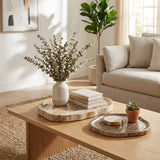 Glenstone Tray, Brown, Set of 2