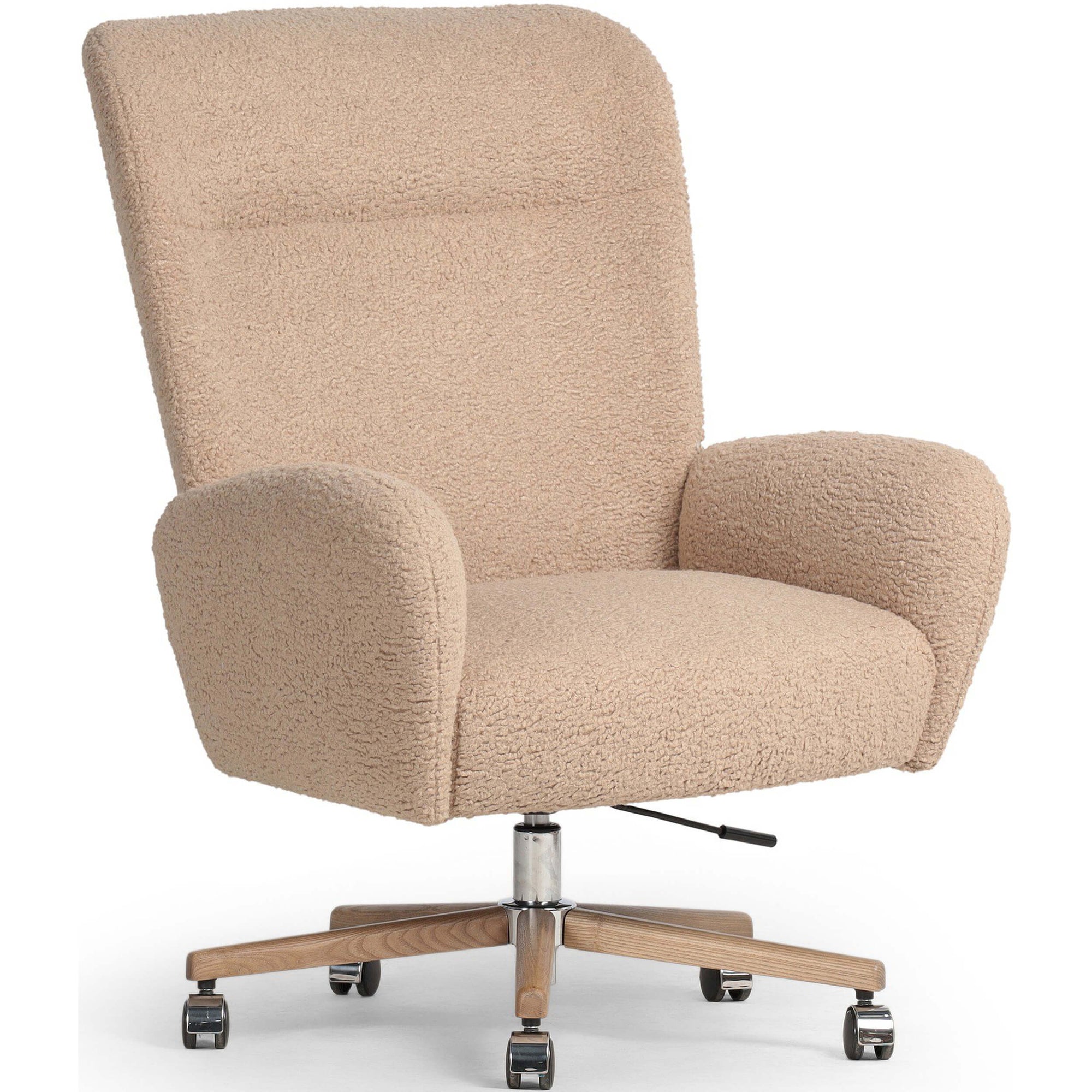 home fashion Cade Desk Chair Sheepskin Camel by Four Hands Online