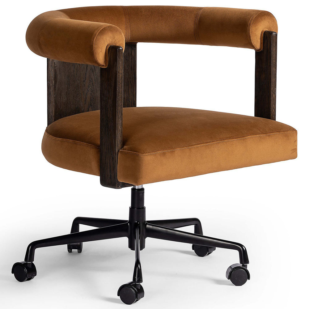 Canon Desk Chair, Stax Rust by Four Hands