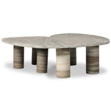 Zion Nesting Coffee Tables, Antique White by Four Hands