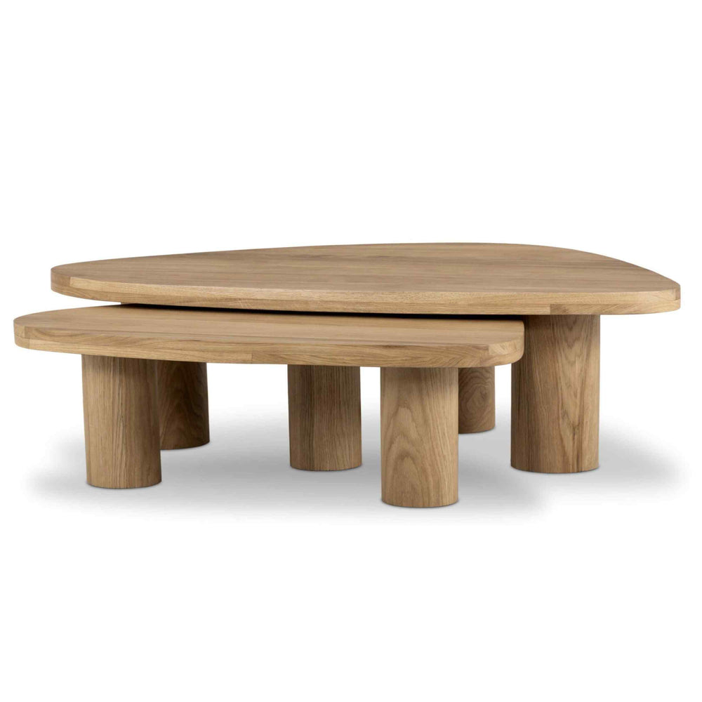 Zion Nesting Coffee Table Set, Natural by Four Hands