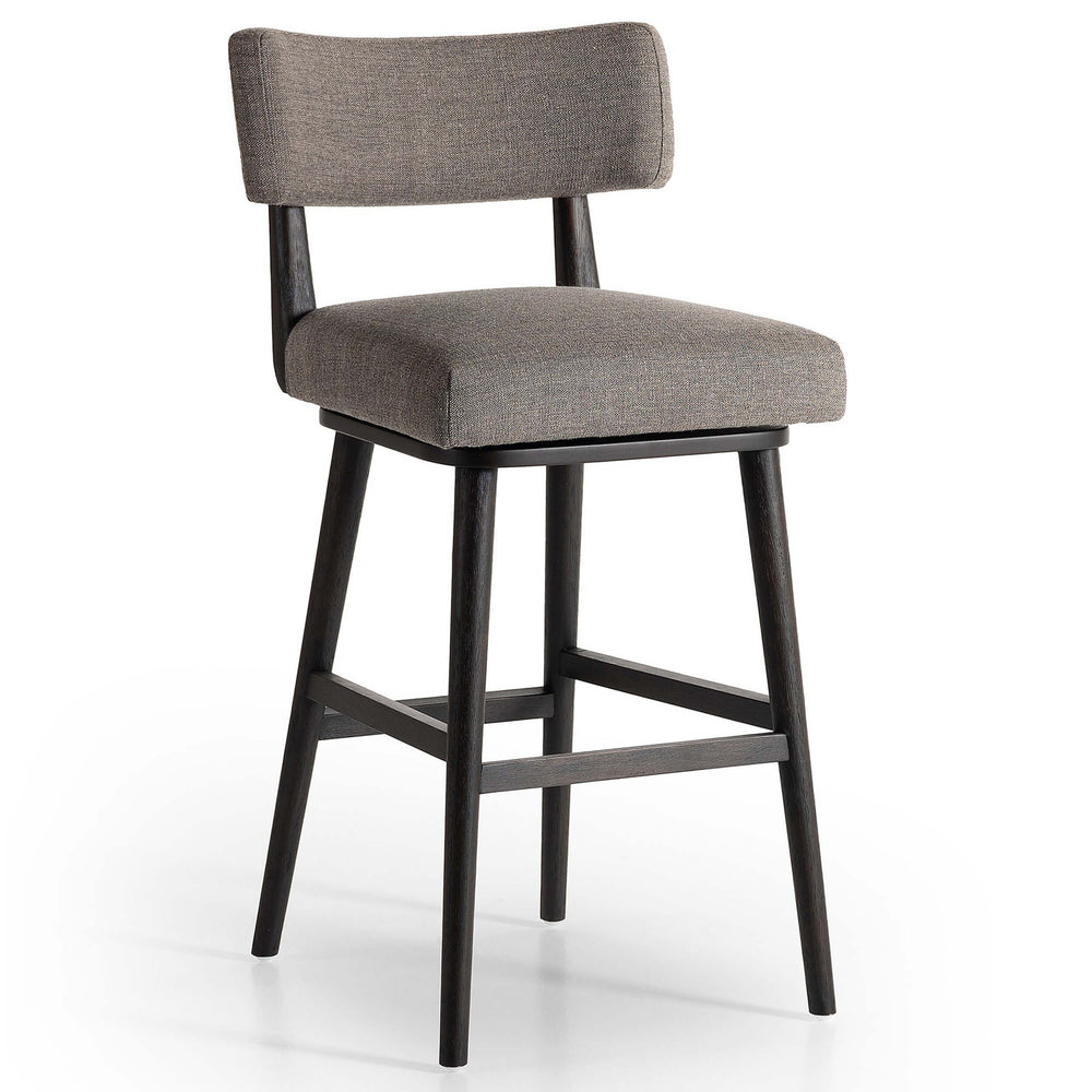 Cardell Swivel Bar & Counter Stool, Alcala Nickel-Furniture - Dining-High Fashion Home