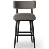 Cardell Swivel Bar & Counter Stool, Alcala Nickel-Furniture - Dining-High Fashion Home