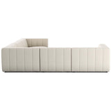 Langham Channeled 5 Piece Sectional, Nomad Snow by Four Hands