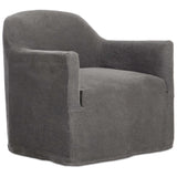 Lowell Slipcover Swivel Chair by Amber Lewis x Four Hands