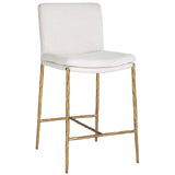 Ascend Counter Stool, White-Furniure - Benches-High Fashion Home