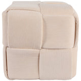 Coreybeach Ottoman, Ivory