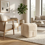 Coreybeach Ottoman, Ivory