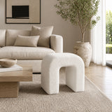 Hutton Ottoman, White