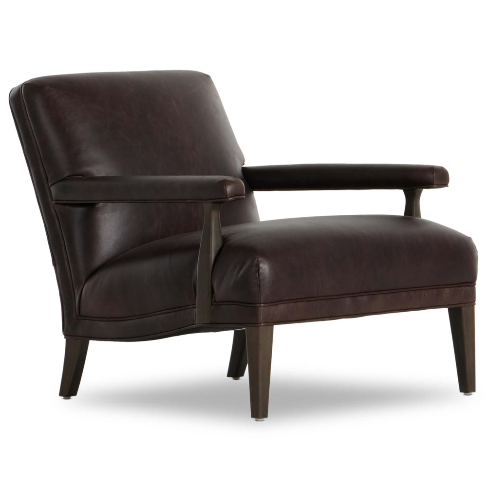 Eli Leather Chair, Conroe Cigar